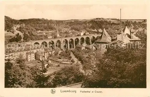 AK / Ansichtskarte Luxembourg Pfaffenthal et Clausen Luxembourg