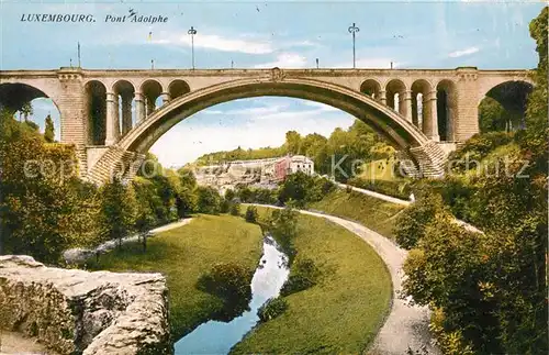 AK / Ansichtskarte Luxembourg Pont Adolphe Luxembourg