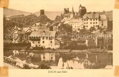 AK / Ansichtskarte Esch sur Sure Vue partielle Esch sur Sure
