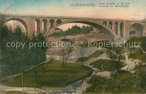 AK / Ansichtskarte Luxembourg Pont Adolphe vu du l est Luxembourg