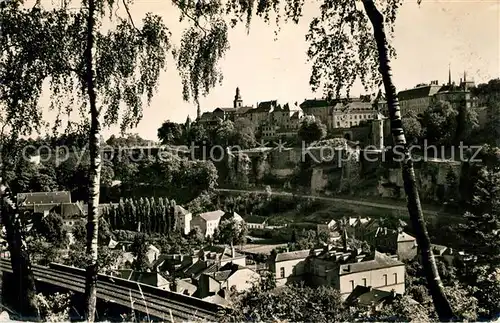 AK / Ansichtskarte Luxembourg_Luxemburg Vue sur Pfaffenthal et Ville haute Luxembourg Luxemburg