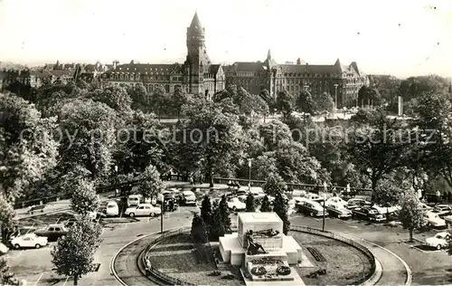 AK / Ansichtskarte Luxembourg_Luxemburg Place de la Constitution Monument du Souvenir Luxembourg Luxemburg