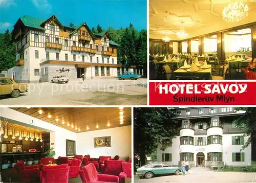 AK / Ansichtskarte Spindleruv_Mlyn Hotel Savoy Restaurant Spindleruv_Mlyn