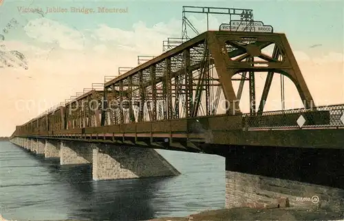 AK / Ansichtskarte Montreal_Quebec Victoria Jubiles Bridge Montreal Quebec