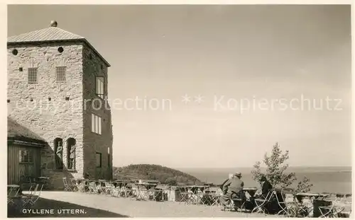 AK / Ansichtskarte Gyllene_Uttern Restaurant Terrasse Gyllene_Uttern