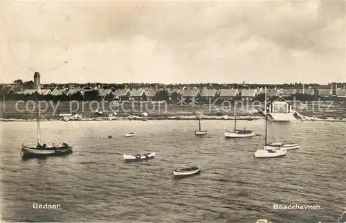 AK / Ansichtskarte Gedser Baadehavnen Gedser