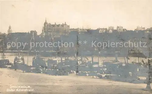 AK / Ansichtskarte Stockholm Soeder Maelarstrand Stockholm