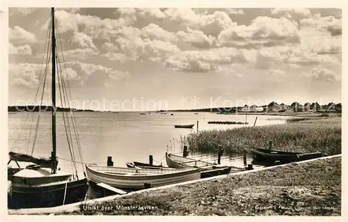 AK / Ansichtskarte Moensteras Seepartie Boote Moensteras