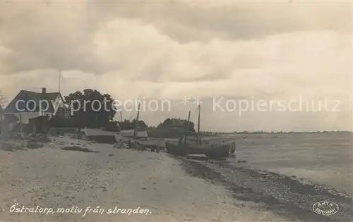 AK / Ansichtskarte Schweden oestratorp Strand Schweden