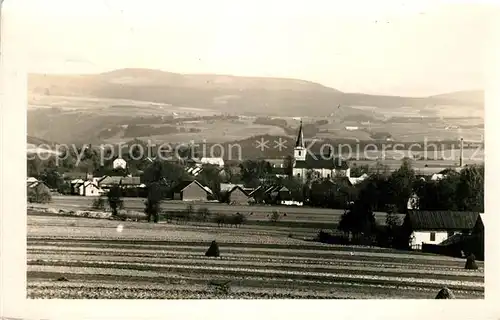 AK / Ansichtskarte Solnice_Solnitz Panorama Kirche Solnice Solnitz