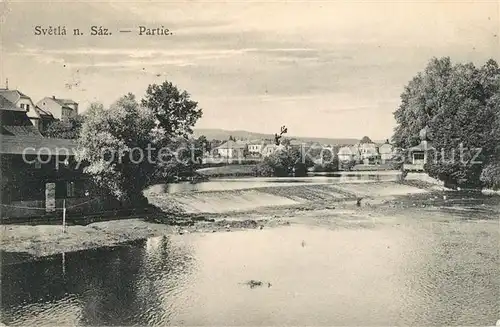 AK / Ansichtskarte Svetla_Nad_Sazavou Panorama Svetla_Nad_Sazavou