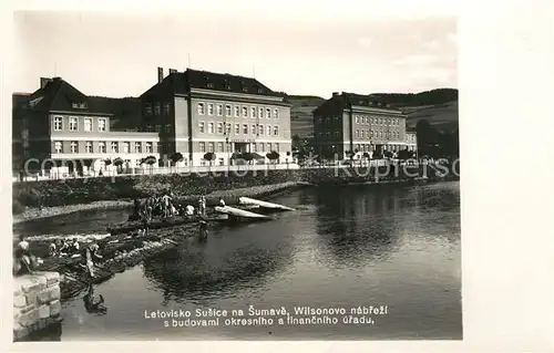 AK / Ansichtskarte Letovisce Hafen Panorama Letovisce