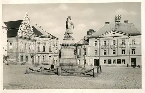 AK / Ansichtskarte Tabor Marktplatz Denkmal Tabor