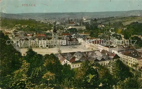 AK / Ansichtskarte Fulnek Panorama Marktplatz Fulnek
