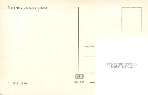 AK / Ansichtskarte Sluknov Panorama Sluknov