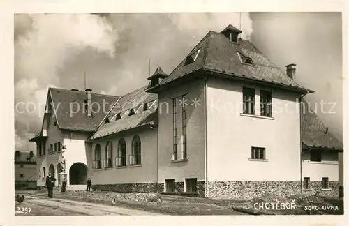 AK / Ansichtskarte Chotebor oeffentliches Gebaeude Chotebor