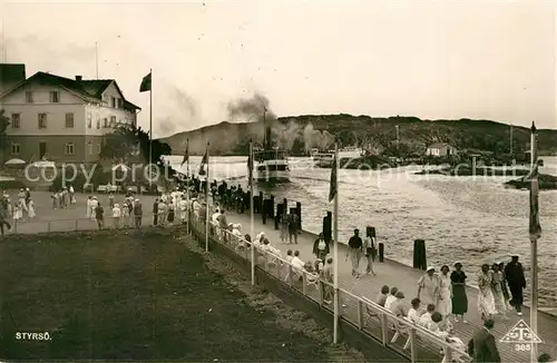 AK / Ansichtskarte Styrsoe Uferpromenade Styrsoe
