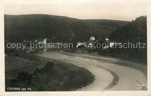 AK / Ansichtskarte Cervena_Lhota Panorama Cervena Lhota