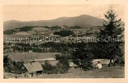 AK / Ansichtskarte Celadna Paseky V pozadi Lysa hora Celadna