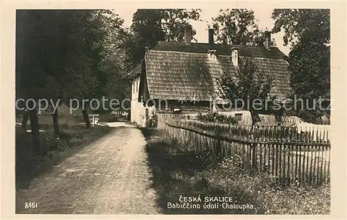 AK / Ansichtskarte Ceska_Skalice Babiccino udoli Chaloupka Ceska Skalice