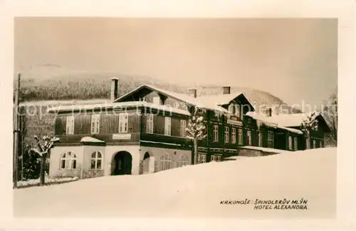 AK / Ansichtskarte Spindleruv_Mlyn Hotel Alexandra Spindleruv_Mlyn