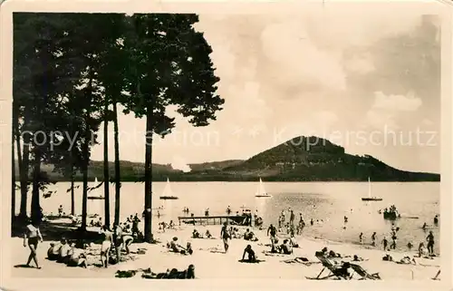 AK / Ansichtskarte Stare_Splavy_na_jezere Plaz Machova Jezera Stare_Splavy_na_jezere