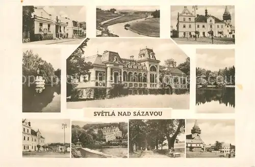 AK / Ansichtskarte Svetla_Nad_Sazavou Teilansichten Svetla_Nad_Sazavou