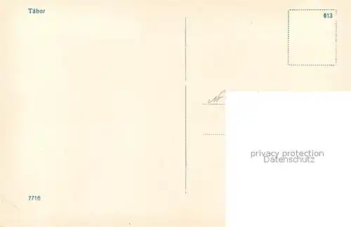 AK / Ansichtskarte Tabor Stadtblick Tabor