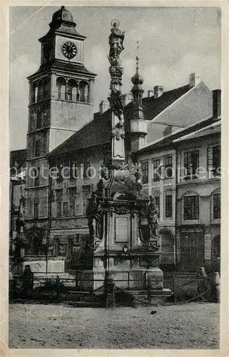 AK / Ansichtskarte Trebon Namesti Marktplatz Wittingau Trebon