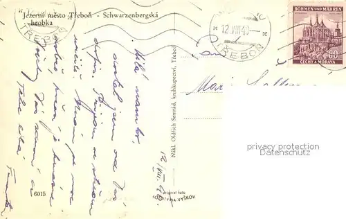 AK / Ansichtskarte Trebon Schwarzenbergska hrobka Kirche Trebon