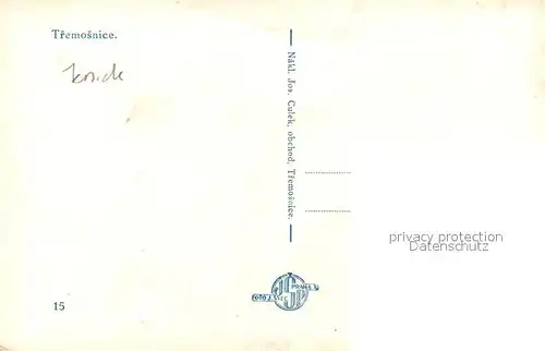 AK / Ansichtskarte Tremosnice Blick von Ruine Tremosnice