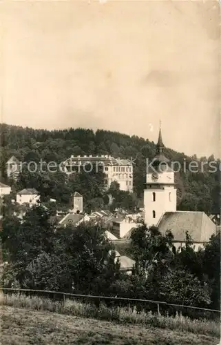 AK / Ansichtskarte Velke_Mezirici Kirchenpartie Velke Mezirici