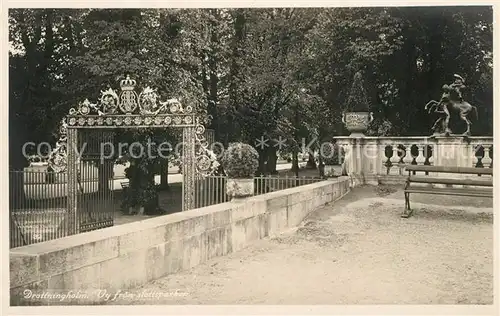 AK / Ansichtskarte Drottningholm Vy fran slottsparken Schlosspark Drottningholm