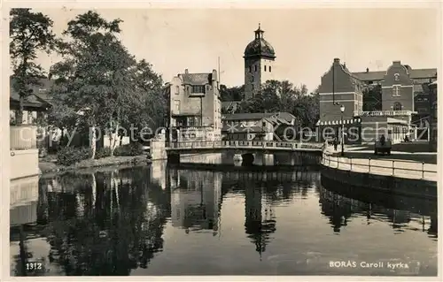 AK / Ansichtskarte Boras Caroli kyrka Boras