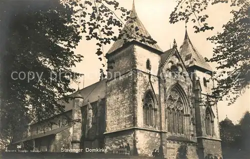 AK / Ansichtskarte Stavanger Domkirke Kirche Stavanger