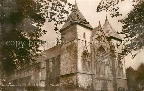 AK / Ansichtskarte Stavanger Domkirke Kirche Stavanger
