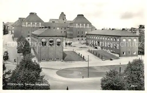 AK / Ansichtskarte Stockholm Tekniska Hoegskolan Technische Hochschule Stockholm