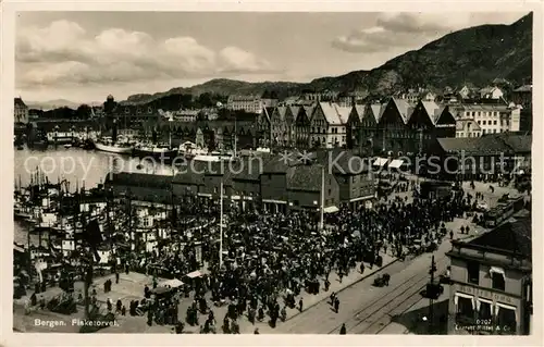 AK / Ansichtskarte Bergen Fisketorvet Bergen