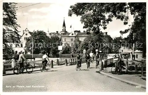 AK / Ansichtskarte Motala Kanalbron Motala