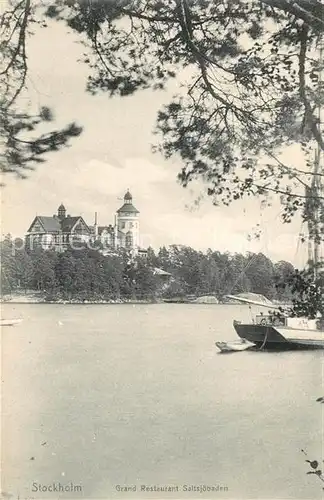 AK / Ansichtskarte Stockholm Grand Restaurant Saltsjoebaden Stockholm