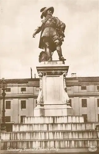 AK / Ansichtskarte Goeteborg Gustaf II Adolfs staty Denkmal Goeteborg