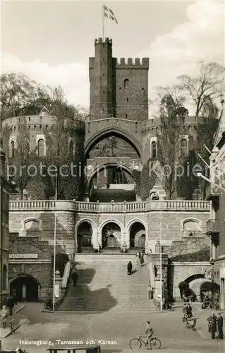 AK / Ansichtskarte Haelsingborg Terrassen och Kaernan Haelsingborg