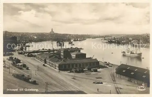 AK / Ansichtskarte Goeteborg Inloppet till Goeteborg Hafeneinfahrt Goeteborg