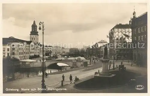 AK / Ansichtskarte Goeteborg Norra och Soedra Hamngatorna Goeteborg