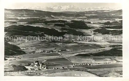 AK / Ansichtskarte Schweden Pohled na Alpy Fliegeraufnahme Schweden