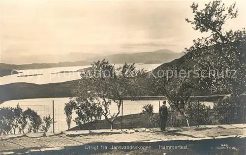 AK / Ansichtskarte Hammerfest Utsigt fra Jansvandsskogen Hammerfest