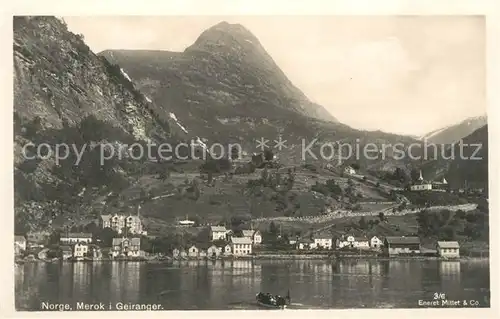 AK / Ansichtskarte Merok_Norwegen Geiranger Merok Norwegen
