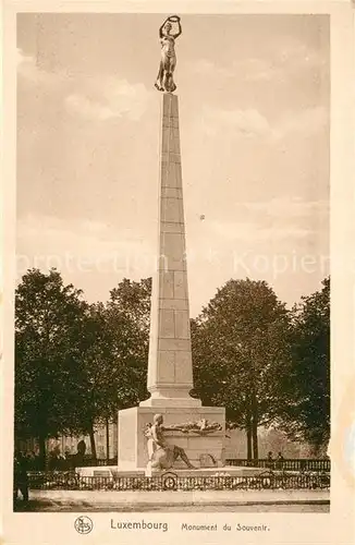 AK / Ansichtskarte Luxembourg_Luxemburg Monument du Souvenir Luxembourg Luxemburg