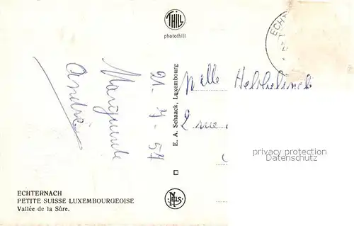 AK / Ansichtskarte Echternach Vallee de la Sure Petite Suisse Luxembourgeoise vue aerienne Echternach