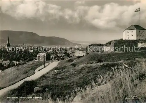 AK / Ansichtskarte Trondheim Kristiansten Festning Festung Trondheim
